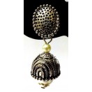 Silver Oxidized Earrings Jhumka Jhumki Ethnic Imitation Jewelry Dangle Long EA22